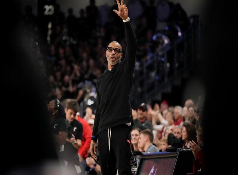 Former UC great Kenyon Martin was in the jam-packed crowd of 12,513 to see the Bearcats end a five-game losing streak in the Crosstown Shootout Saturday.